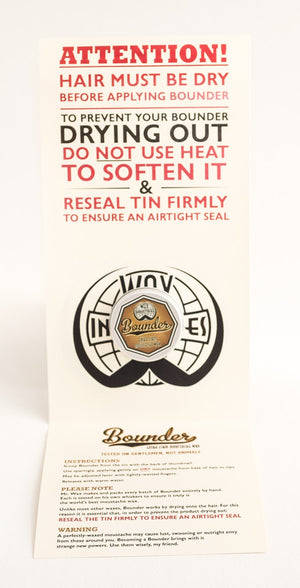 Wax Industries Bounder moustache wax mustache wax